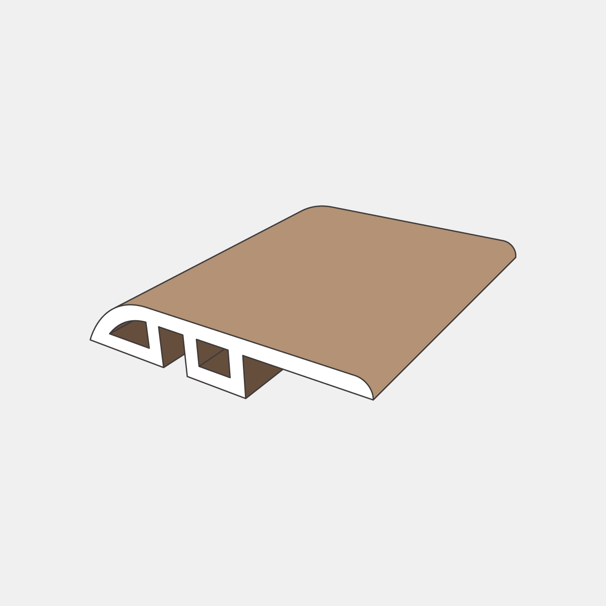 WPC Reducer Transition Molding - Orlando-Area-Premiere-Flooring-Contractor